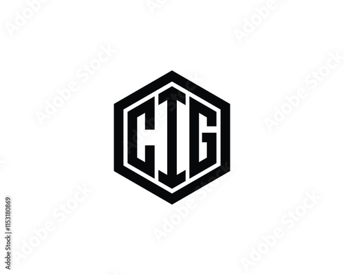 CIG Logo design vector template. CIG