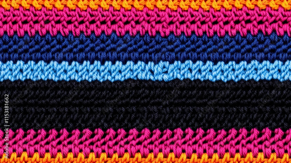 Seamless Linen Knit Textile Background with Colorful Geometric Patterns And Shapes Seamless Linen Knit Textile Background with Colorful Geometric Patterns And Shapes