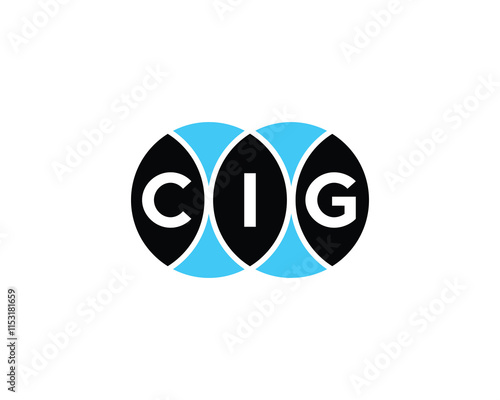 CIG Logo design vector template. CIG