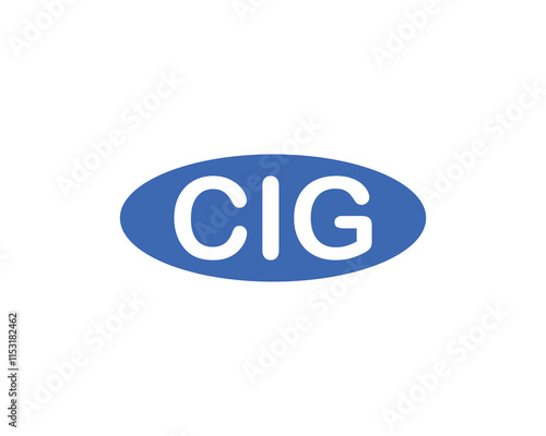 CIG Logo design vector template. CIG