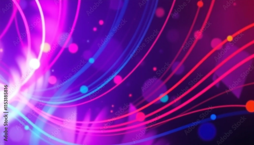 Abstract Color Spectrum of curves, lines and angles, diagonal stripes and concentric circles with bokeh effect Abstract Color Spectrum of curves, lines and angles, diagonal stripes and concentric circles with bokeh effect