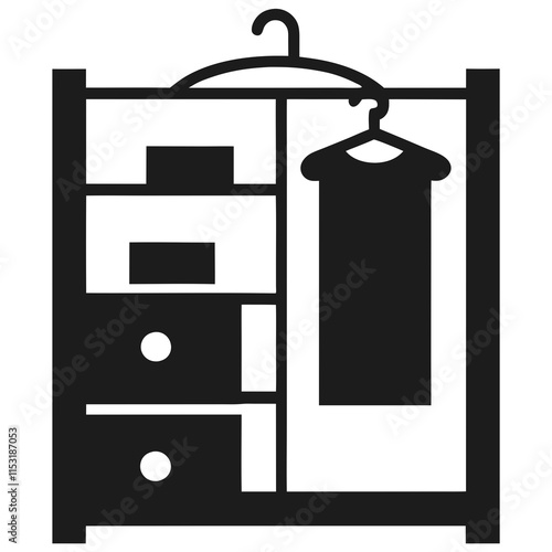 Closet organizer
silhouette