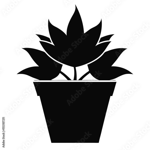 Planter silhouette