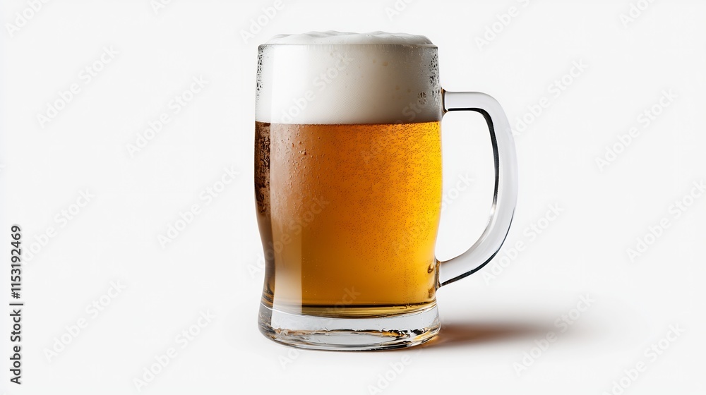 Refreshing Glass of Beer: A Crisp and Golden Brew Refreshing Glass of Beer: A Crisp and Golden Brew
