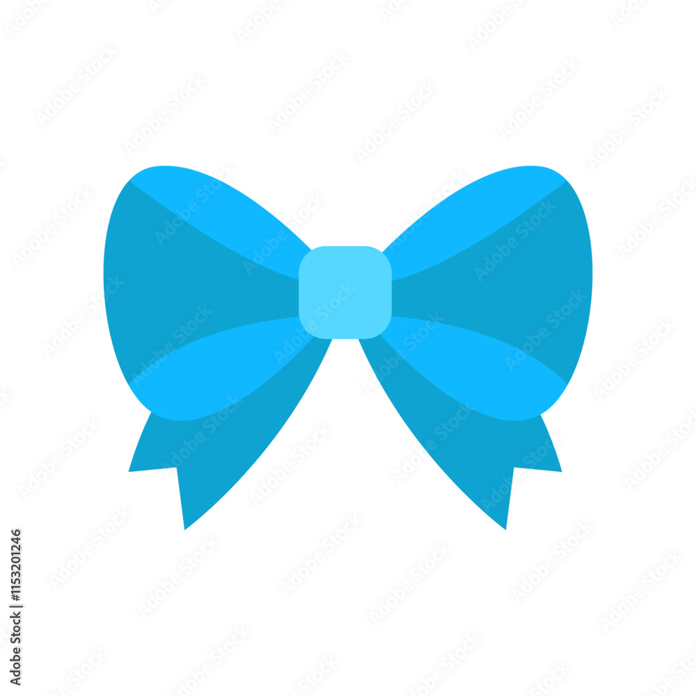 Illustration of an Coquette Ribbon Bow Illustration of an Coquette Ribbon Bow