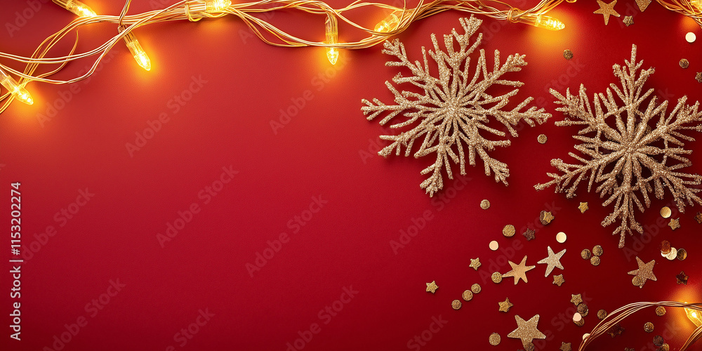 Christmas Lights and Snowflakes Christmas Lights and Snowflakes