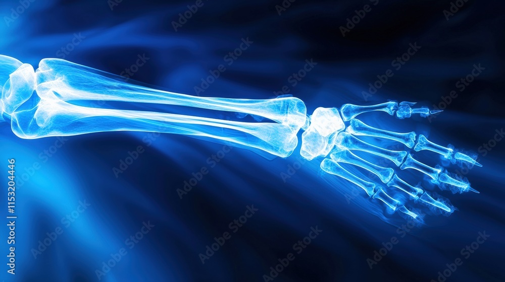 X-ray of a humerus showing a pathological fracture caused by a tumor X-ray of a humerus showing a pathological fracture caused by a tumor