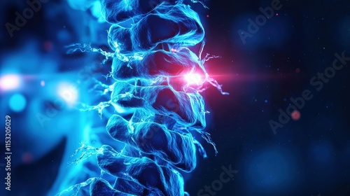 MRI scan showing cartilage regeneration in a damaged joint