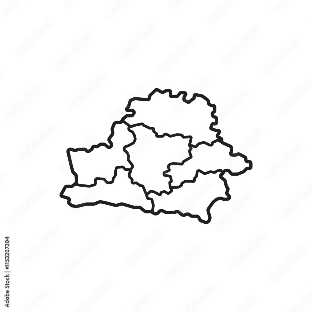 Belarus map symbol icon vector illustration design Belarus map symbol icon vector illustration design