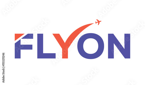 tour travel and flight word logo vector template