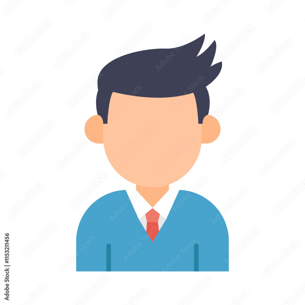 Illustration of an Man Faceless Avatar Illustration of an Man Faceless Avatar