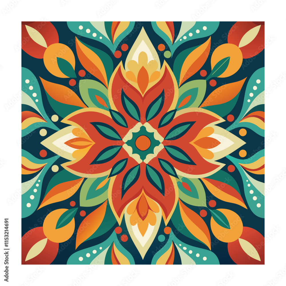 Fototapeta premium Abstract organic pattern design