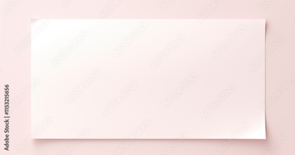 A blank sheet of paper on a soft pink background, ideal for notes or creative projects. A blank sheet of paper on a soft pink background, ideal for notes or creative projects.