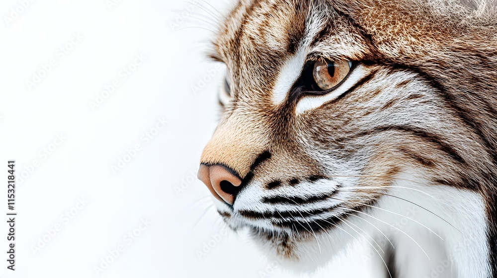 Obraz premium A Close Up Profile of a Lynx