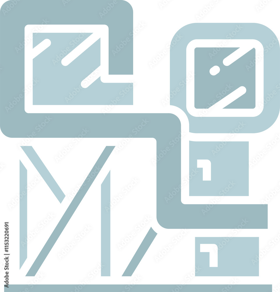 Modern Architecture Building Icon Modern Architecture Building Icon