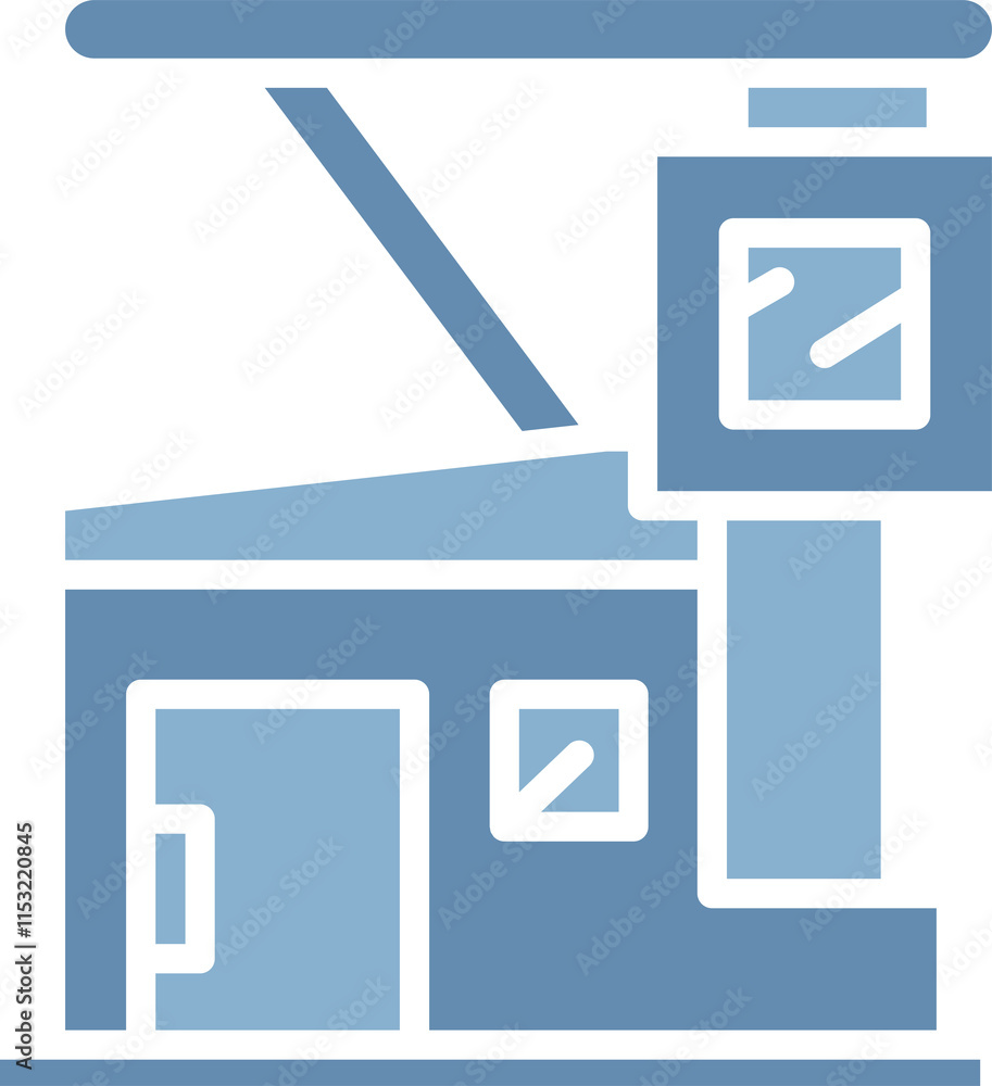 Modern Architecture Building Icon Modern Architecture Building Icon