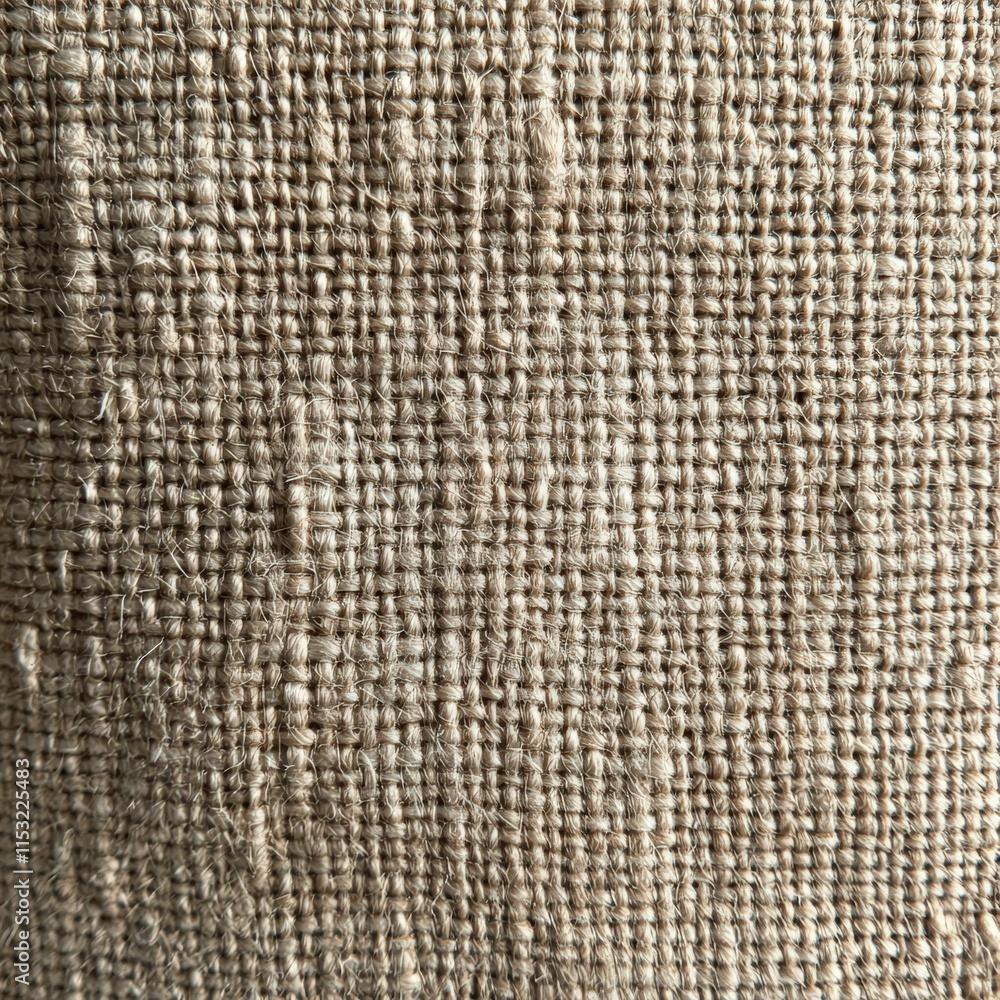 Close-up of a textured fabric displaying natural fibers in an earthy tone, creating a warm and organic feel.