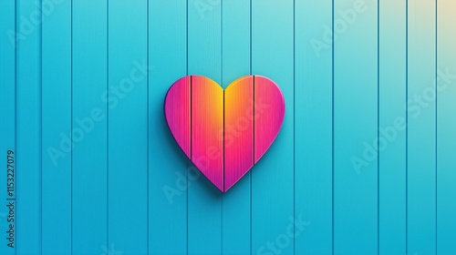 Heart Door Glow: Embrace & Acceptance Icon Illustration