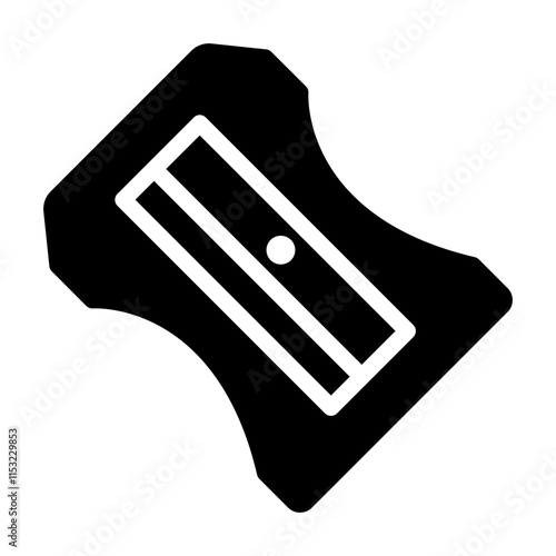 pencil sharpener Solid icon