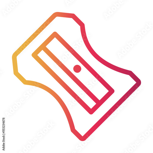 pencil sharpener Line Gradient Icon