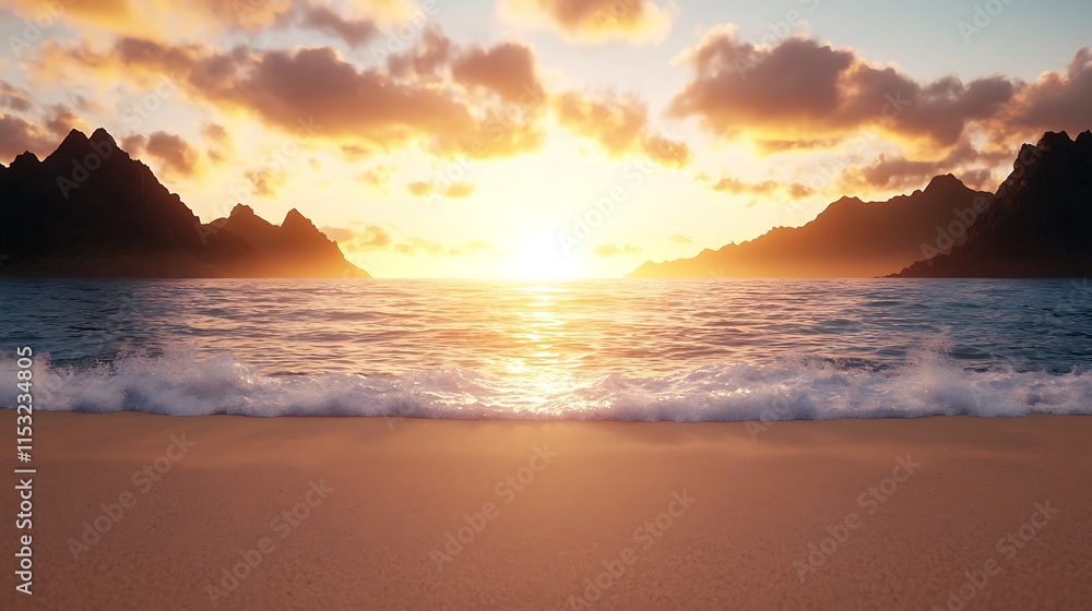 Joyful dog playing in ocean waves at sunset beach nature photography tranquil environment coastal viewpoint Joyful dog playing in ocean waves at sunset beach nature photography tranquil environment coastal viewpoint