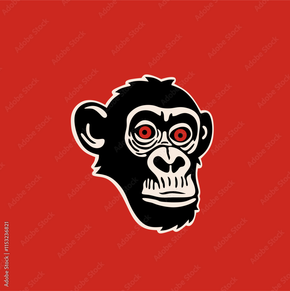 Chimp logo design Chimp logo design