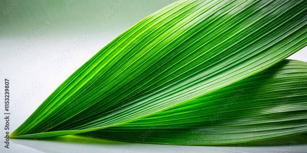 Minimalist Green Pandan Leaf Background Texture - Natural Tropical Foliage Photography Minimalist Green Pandan Leaf Background Texture - Natural Tropical Foliage Photography