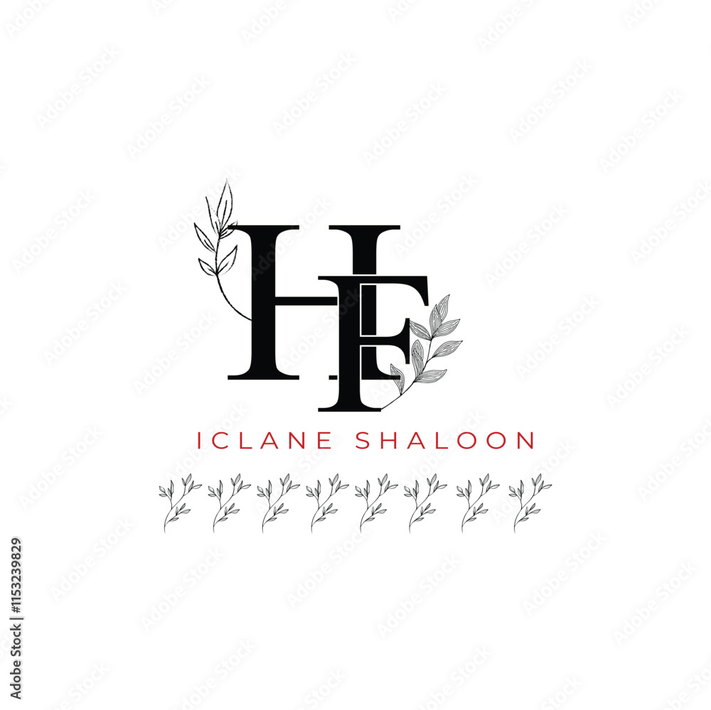Minimalist HF Monogram with Botanical Illustration.Elegan Initial FH Logo with Floral Element. Wedding logos, hand drawn elegant, delicate and minimalist,black and white vintage logo for beauty shop. Minimalist HF Monogram with Botanical Illustration.Elegan Initial FH Logo with Floral Element. Wedding logos, hand drawn elegant, delicate and minimalist,black and white vintage logo for beauty shop.
