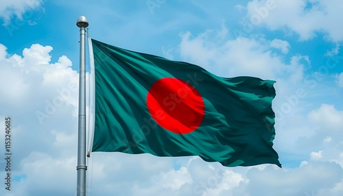Bangladesh nation flag .