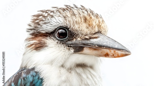 A Close Up Portrait of a Young Laughing Kookaburra photo