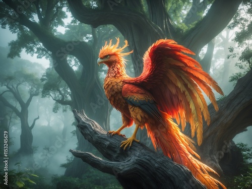 realistic images of birds in nature, generative ai of animals photo