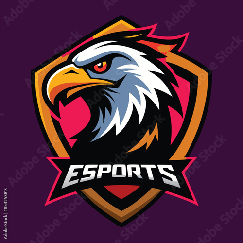 Wallpaper Mural eagle head mascot illustration icon usa Torontodigital.ca