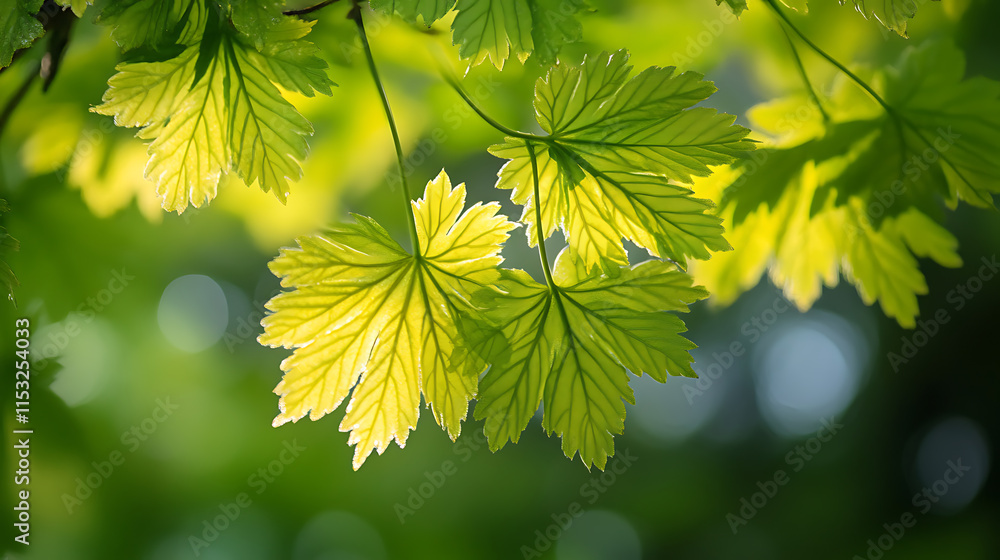 Romantic bokeh sparkle of green leaves nature close-up lush environment atmospheric viewpoint Romantic bokeh sparkle of green leaves nature close-up lush environment atmospheric viewpoint