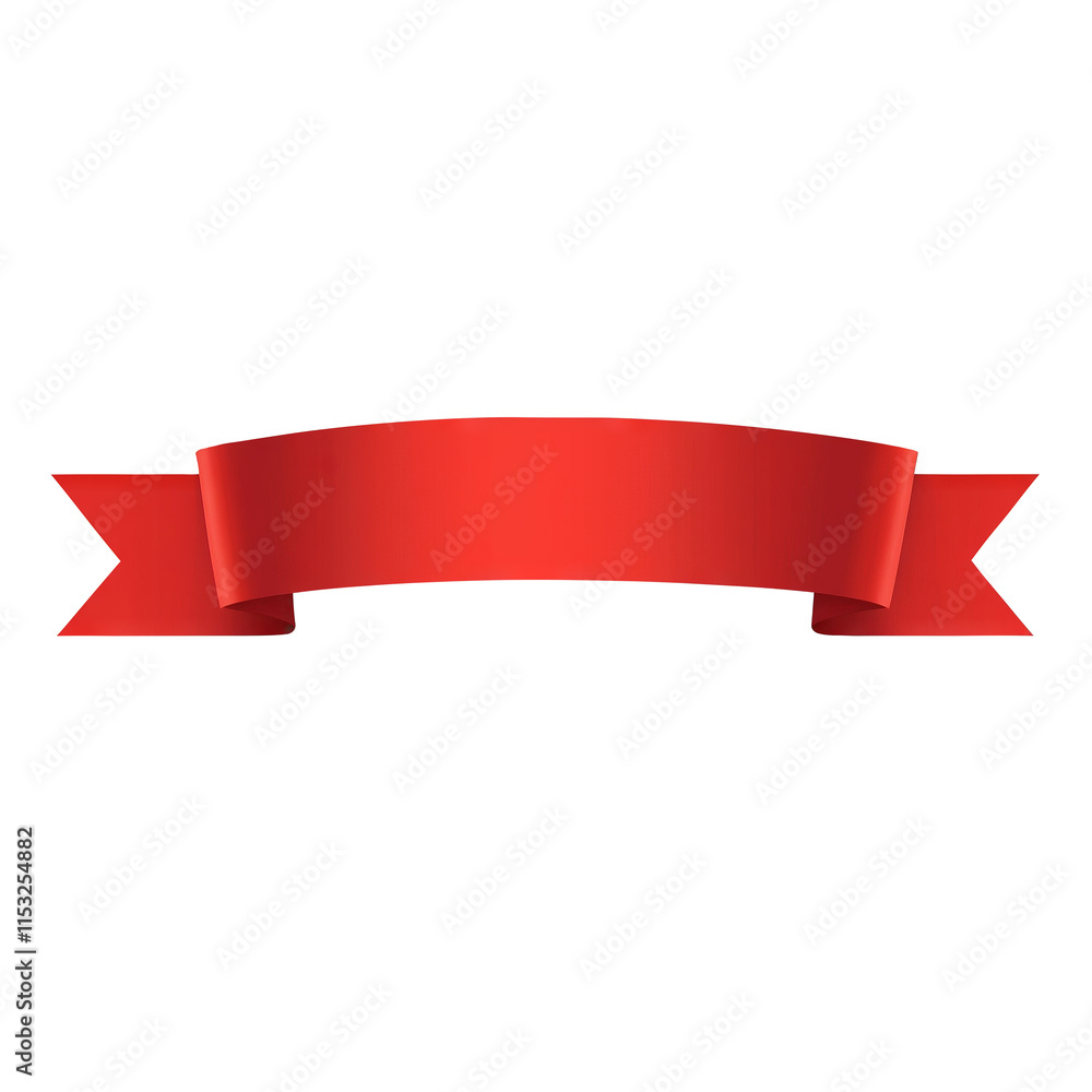 Red ribbon icon health awareness symbol on transparent background PNG Generative AI Red ribbon icon health awareness symbol on transparent background PNG Generative AI