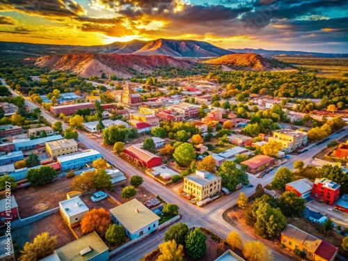 Wallpaper Mural New Mexico County Map: Aerial Architectural Photography of State's Diverse Landscapes Torontodigital.ca