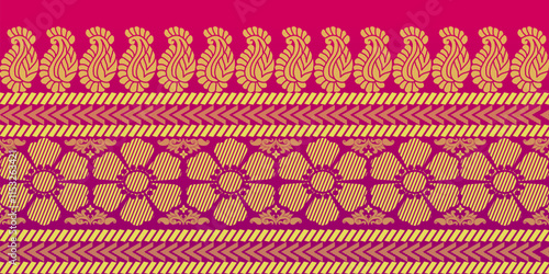 beautiful graphic saree design and this sari design is in Indian style which is for textile fashion industry and it can be used as wallpaper backdrop and website bg this style is originated in india 