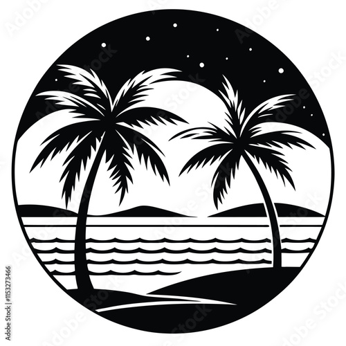 Wallpaper Mural Sunset background vector illustration. Torontodigital.ca