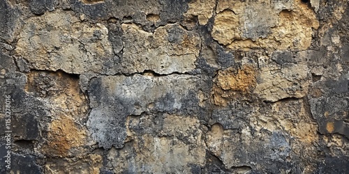 The texture of the wall showcases its age, highlighting the unique characteristics of the old texture. This old texture adds depth and charm to the overall appearance of the wall. photo