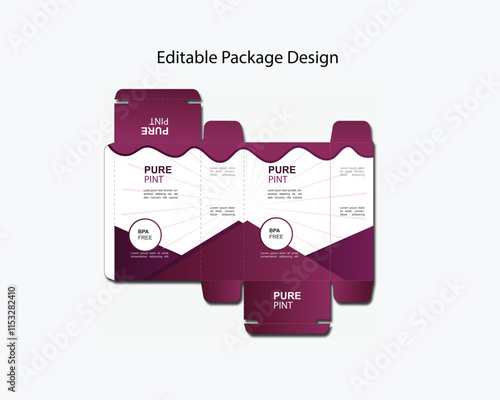 packaging design template