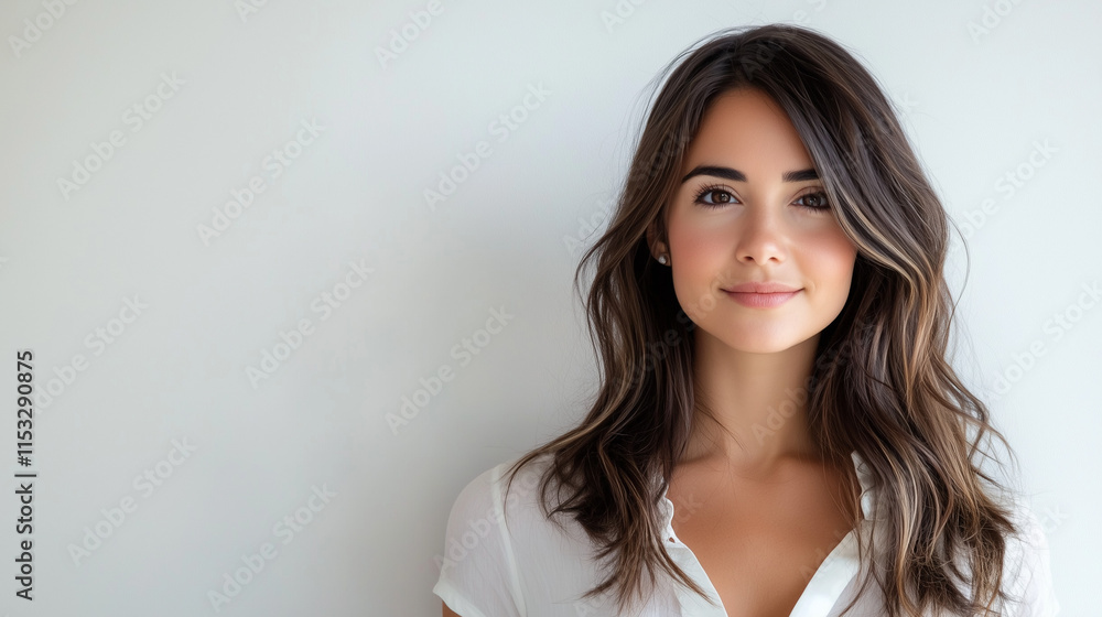 Professional Portrait of a Confident Stylish Businesswoman in Formal Attire Isolated on White Background Professional Portrait of a Confident Stylish Businesswoman in Formal Attire Isolated on White Background