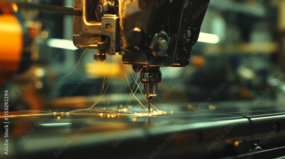 Industrial Machine Precision Manufacturing Process Industrial Machine Precision Manufacturing Process