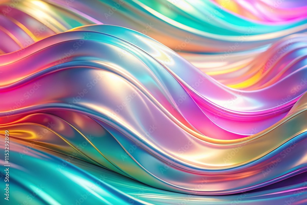 Pastel Abstract Background: Shimmering Ripples & Soft Colors - Stock Photo Pastel Abstract Background: Shimmering Ripples & Soft Colors - Stock Photo