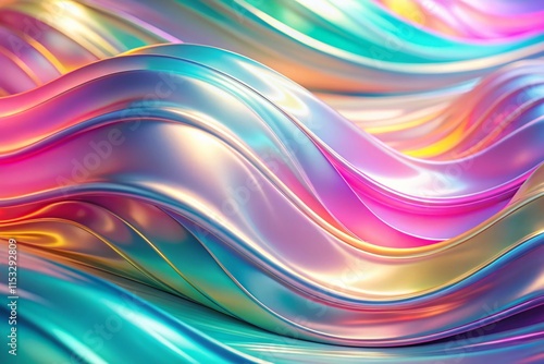 Wallpaper Mural Pastel Abstract Background: Shimmering Ripples & Soft Colors - Stock Photo Torontodigital.ca