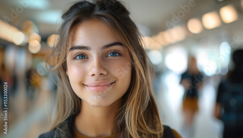Wallpaper Mural College women student. smiling. Torontodigital.ca