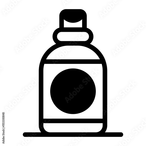 After Shave Glyph Icon