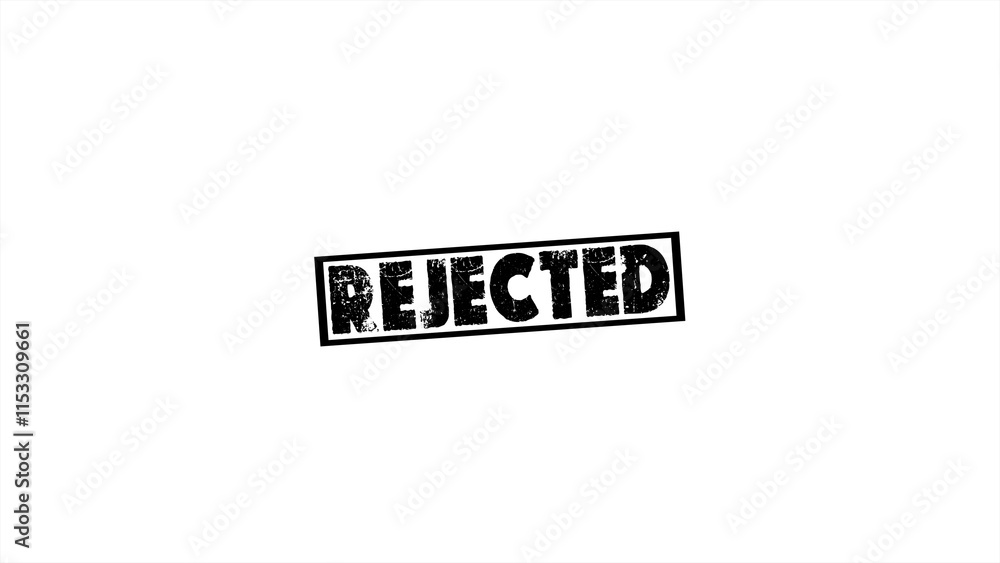 Rejected stamp icon. rejected text. Rejected stamp icon. rejected text.