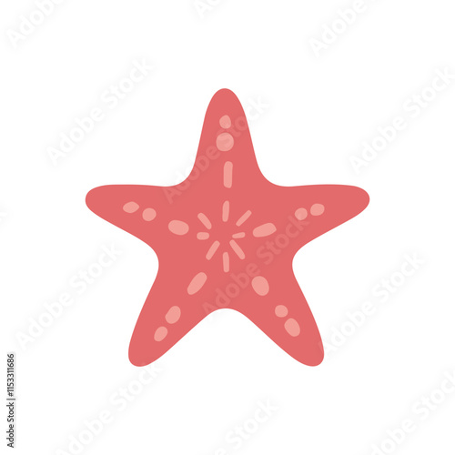 Red Starfish Icon