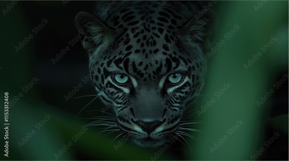 Surrealistic poster with exotic animals in unusual and fantastic images Surrealistic poster with exotic animals in unusual and fantastic images