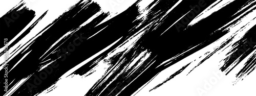 Vintage woodcut texture illustration of messy paint strokes on a white background