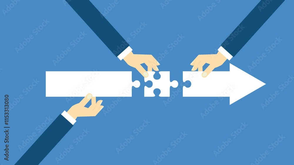 Teamwork working together to success, cooperation or team building collaborate to solve problem, partnership, help and support, business people colleagues help work together to connect jigsaw puzzle. Teamwork working together to success, cooperation or team building collaborate to solve problem, partnership, help and support, business people colleagues help work together to connect jigsaw puzzle.